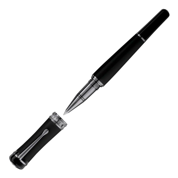 Montblanc Bonheur Boyfriend Roller Ball Fine Liner Edelharz Black